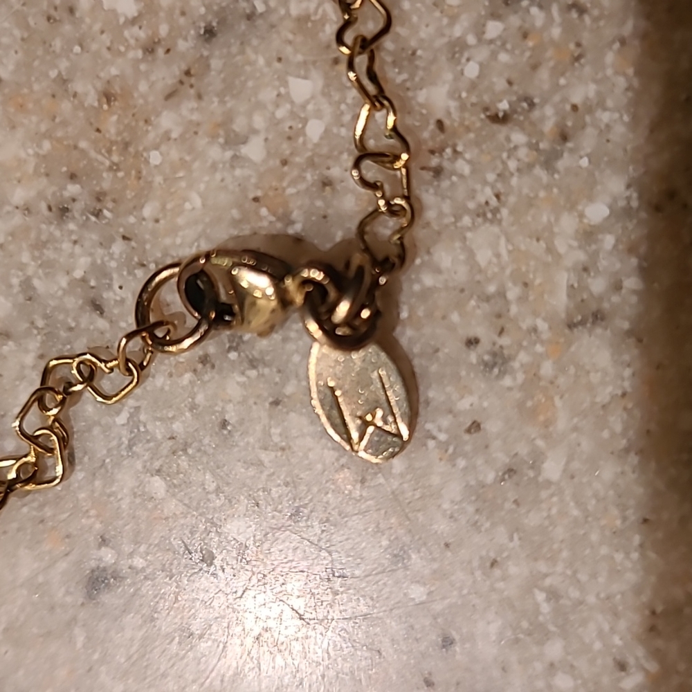 Monarch opal heart necklace - Picture 4 of 5